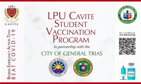 cavite vaccination center|LPU Cavite Vaccination Program.